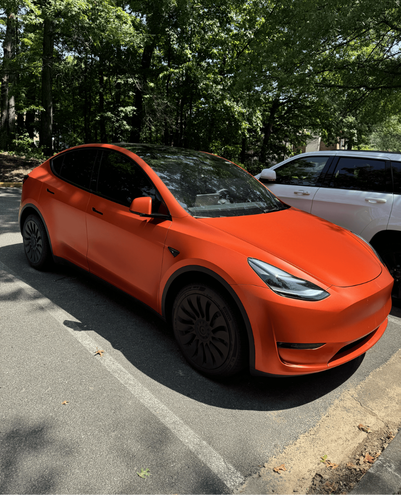 Tesla vinyl wrap